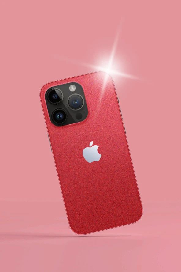 Kırmızı iPhone 14 Pro Kaplama Arka Ve Yan Full Kaplayan Koruyucu Body Hydrogel Kaplama