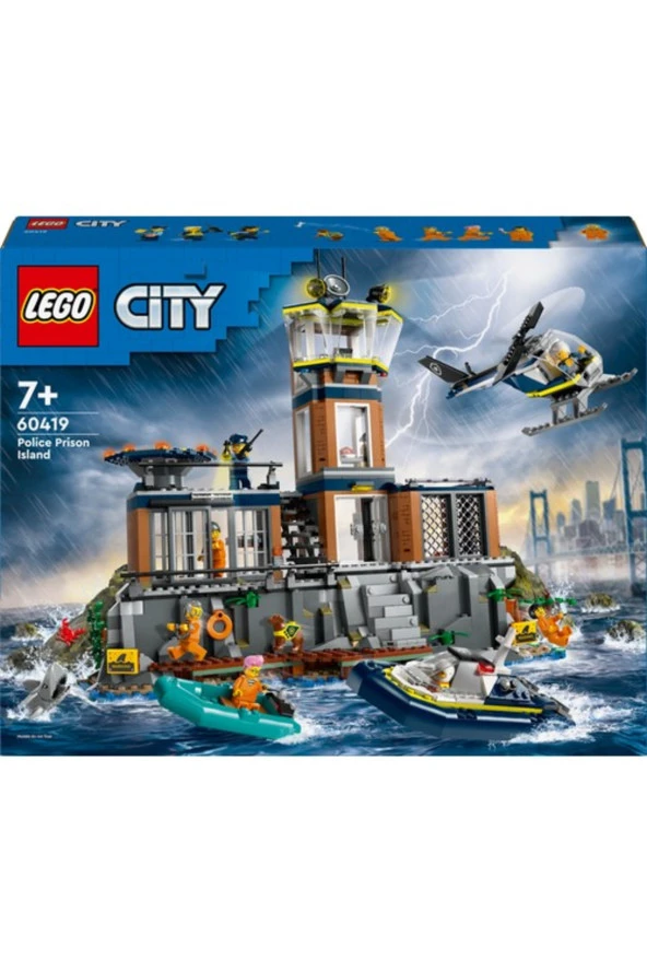 ® City Polis Hapishane Adası 60419 -  Oyuncak Yapım Seti (980 Parça) - 4