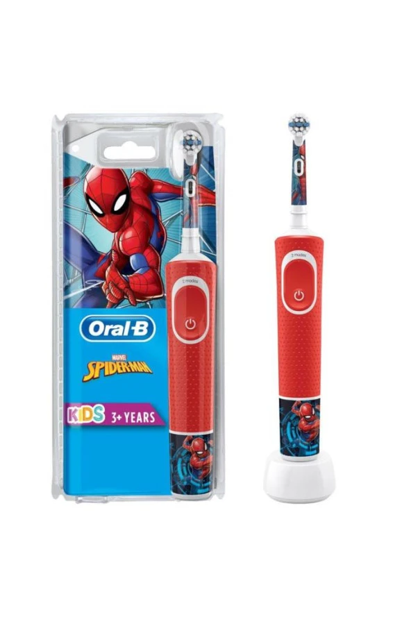 Oral B D100 Kids Elektrikli Şarj Edilebilir Diş Fırçası Spiderman