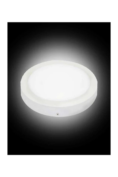 5 Adet 12W 6500K Beyaz Işık Sıva Üstü Smd Yuvarlak Led Panel KDL421 - 2