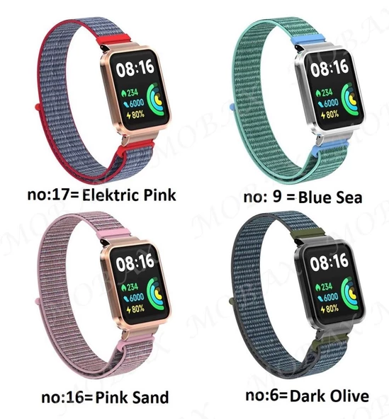 Mi Watch Lite Kordon Kasalı Hasır Kordon 61 - 5