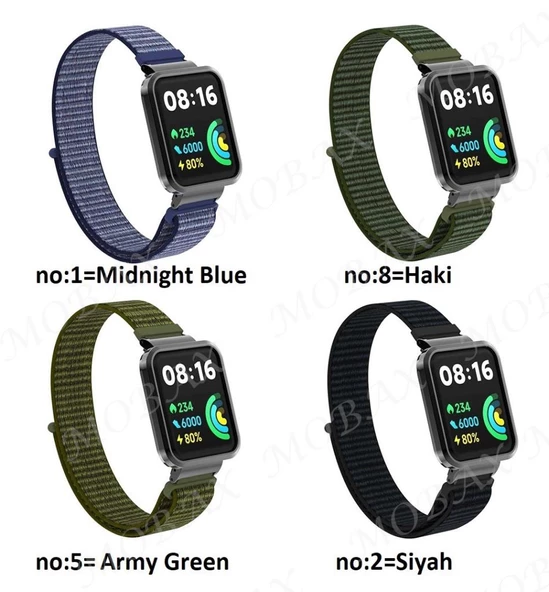 Mi Watch Lite Kordon Kasalı Hasır Kordon 61 - 2