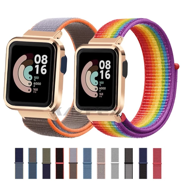 Mi Watch Lite Kordon Kasalı Hasır Kordon 61