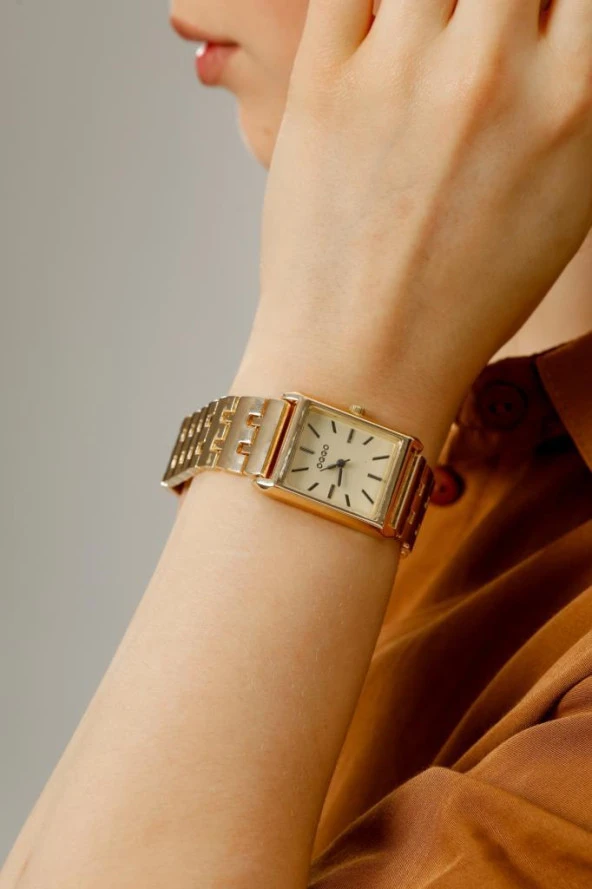 Maria Gold Kadran Gold Kordon Kadın Kol Saat - 3