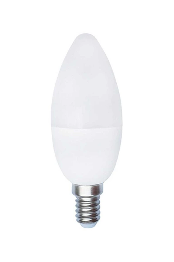 5 Adet 8W E14 6500K Beyaz Işık Led Buji Ampul KES209-B
