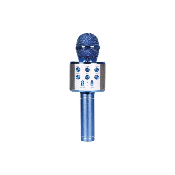 Sunix Bluetooth Kareoke Mikrofon Mavi MCF-10