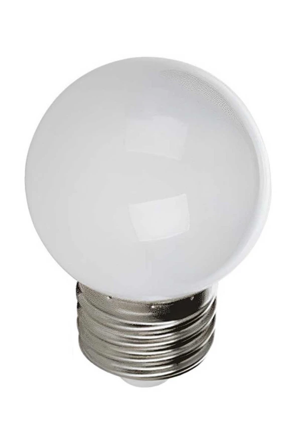 10 Adet 1W E27 6500K Beyaz Led Gece Lambası Ampulü KNL380