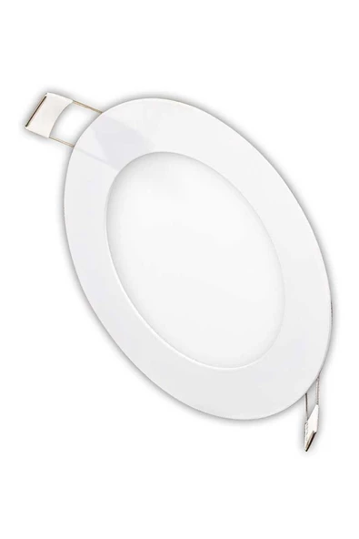 5 Adet 6W 6500K Beyaz Smd Ledli Yuvarlak Slim Panel KDL400