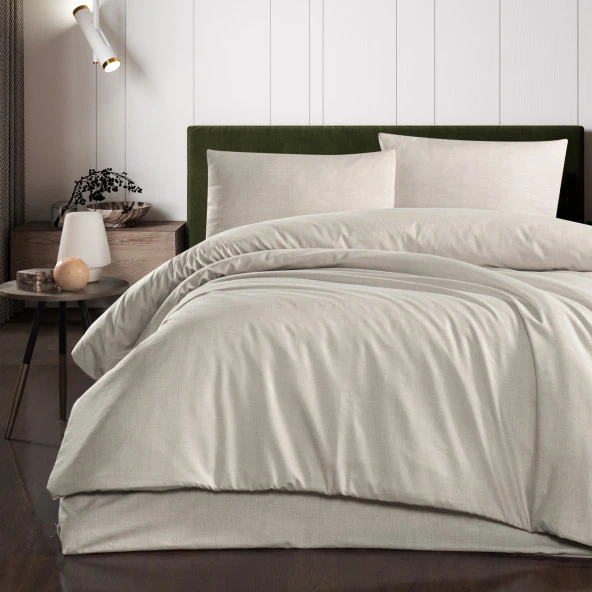 Schafer Home Perry Çift Kişilik Nevresim Takımı 4 Parça-Bej