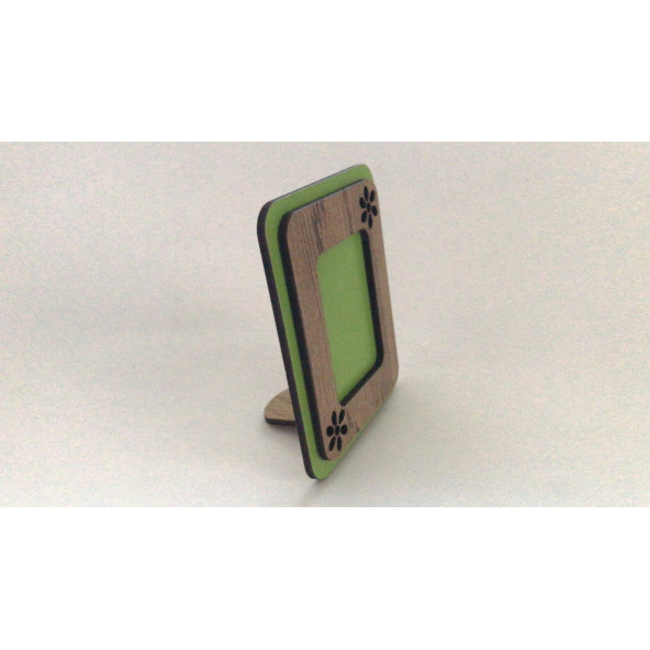 Vesikalık Resim Çerçevesi Ahşap İşlemeli ürün görseli 1