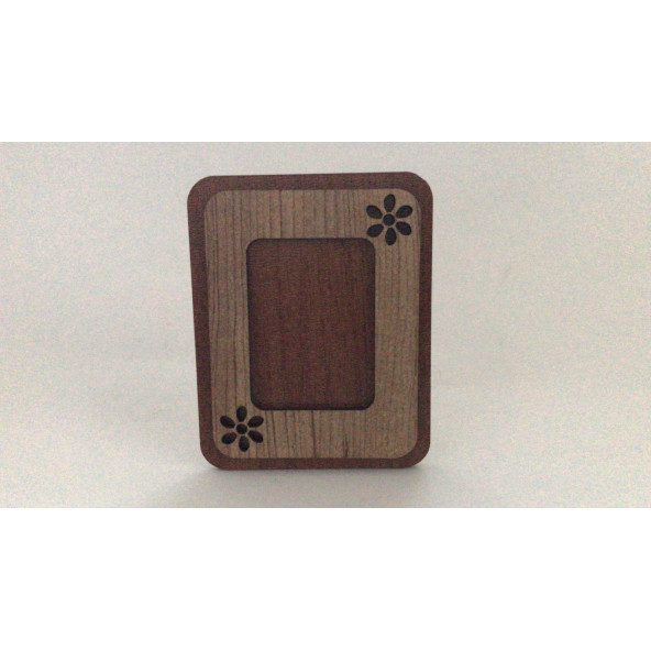 Vesikalık Resim Çerçevesi Ahşap İşlemeli - Resim 2