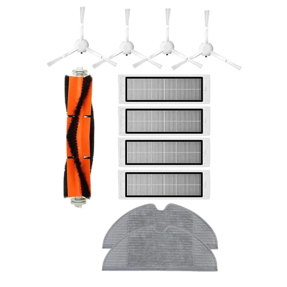 srfn ticaret Xiaomi Vacuum Mop 2 (STYTJ03ZHM) Robot Süpürge Uyumlu 11'li Yedek Parça Seti ürün görseli 1