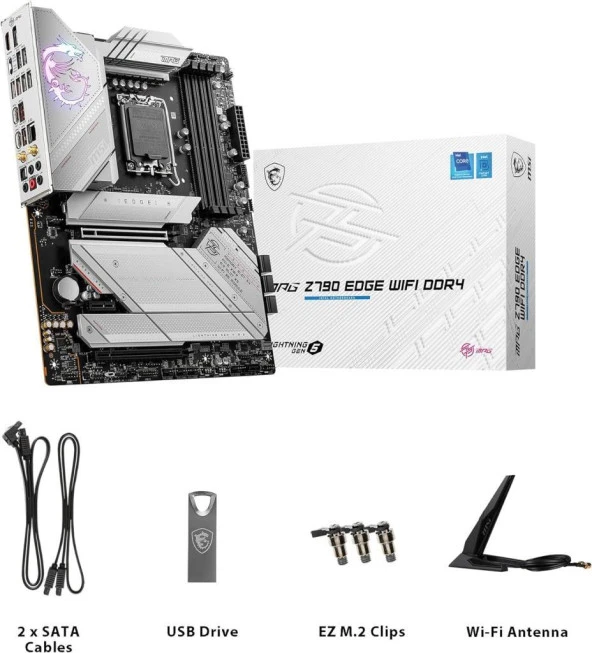 MSI Mpg Z790 Edge Wi-Fi Intel LGA1700 DDR4 ATX Anakart - TEŞHİR - 4