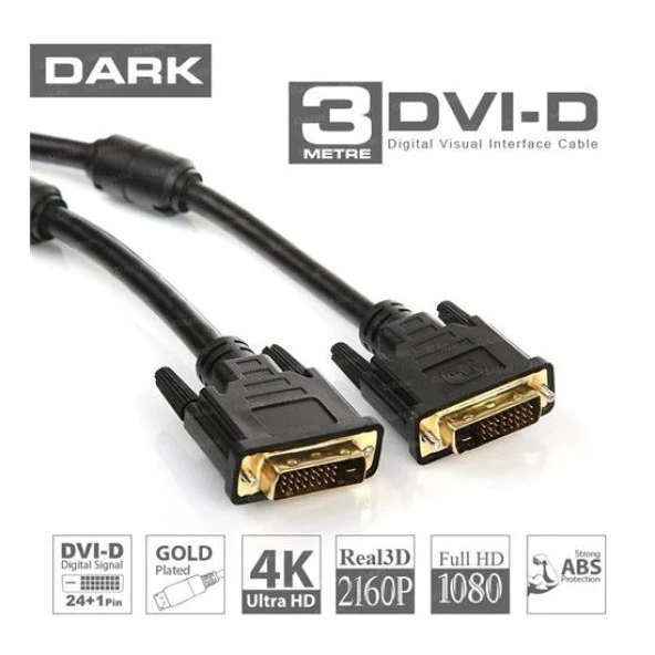 DARK DK-CB-DVIL300  3,0m DVI 24+1 E/E KABLO