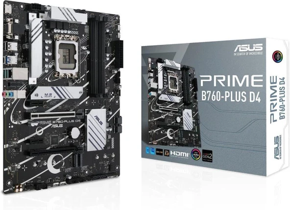 Asus Prime B760-PLUS D4 Intel LGA1700 DDR4 ATX Anakart - TEŞHİR