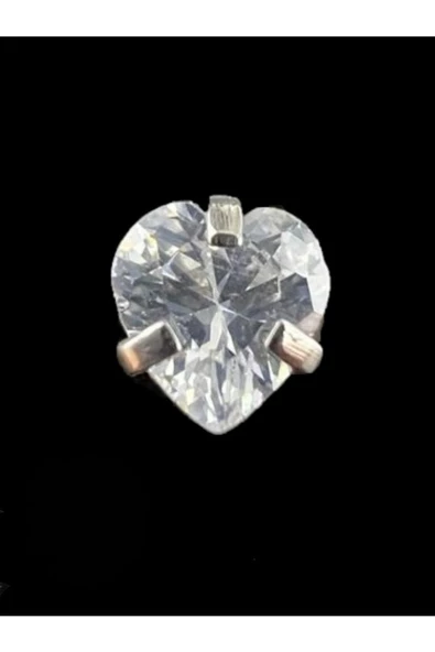316l Paslanmaz Kararmaz Cerrahi Çelik Zirkon Taşlı 8mm Tragus Helix Kıkırdak Yuvarlak Model Piercing - 5