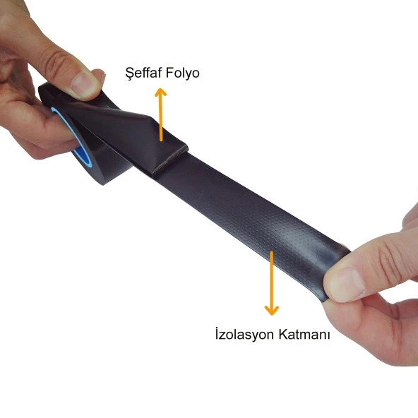 Kendinden Eriyen Kauçuk Bant Lnb Su Elektrik Voltaj Yalıtım İzolasyon Bandı - 8 Metre - 3
