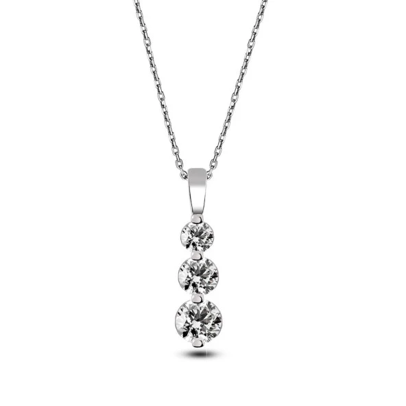 Kuyumcudukkani  Swarovski Zirconia"Tria"Kolye