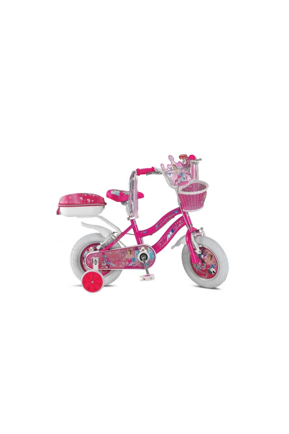 Ümit Princess - 12 Jant Sepetli Çocuk Bisikleti - Pembe