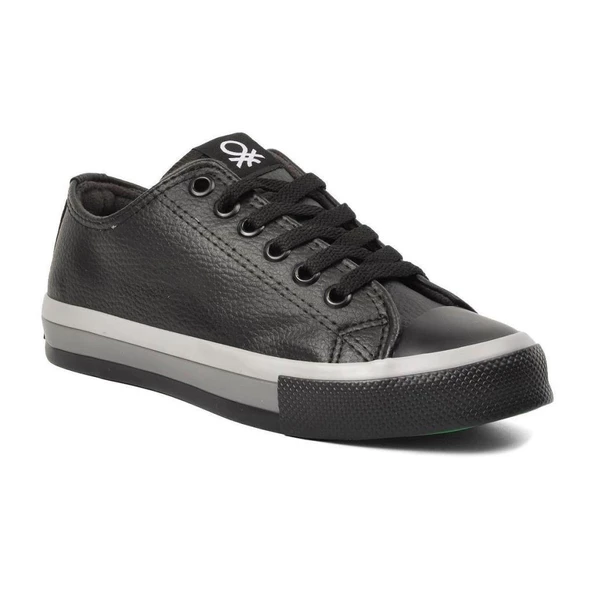 BENETTON BN-30725 BAĞCIKLI DERİ UNİSEX SNEAKER SPOR AYAKKABI - 3