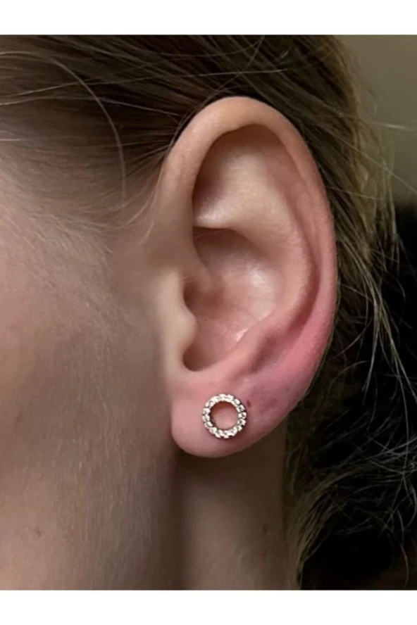 Oval Model Çelik Tragus Kıkırdak Helix Piercing - 7