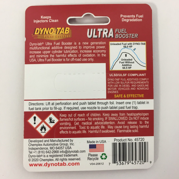 Dyno Tab Ultra Yakıt Performans Arttırıcı ve Sistem temizleyici (Benzin ve Dizel)10'lu Set - 2