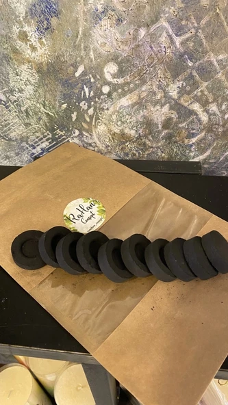 Tütsü Kömürü 25 Adet Buhur Kömürü Buhurdanlık - 5