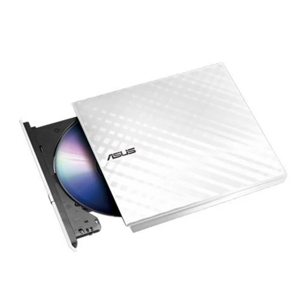 Asus SDRW-08D2S-U LITE 8X Harici DVDRW Slim, Beyaz