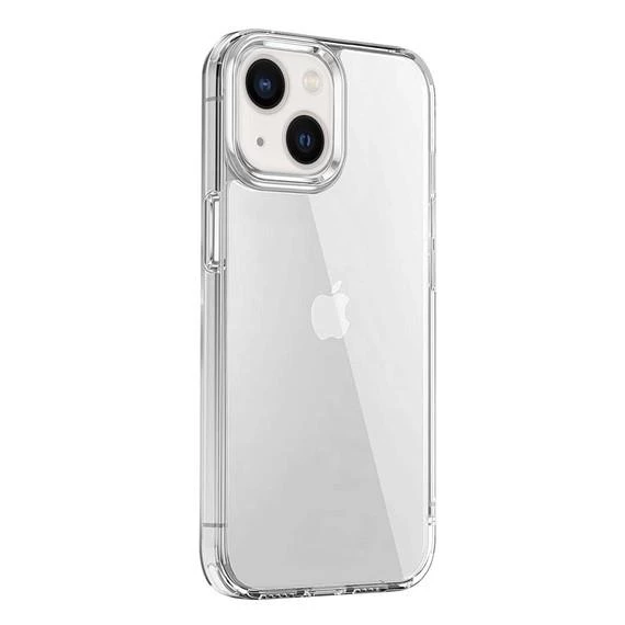 Vendas iPhone 13 FF1 Serisi Darbe Lisanslı Parlak Şeffaf Drop Bumper SGS Kılıf + 5D Cam Ekran Koruyucu