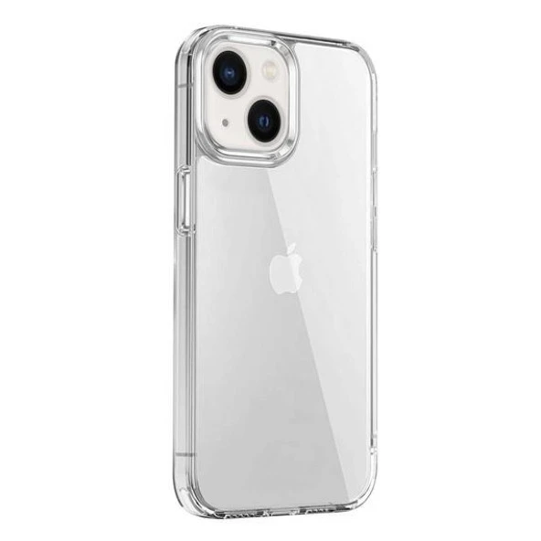 Vendas iPhone 13 FF1 Serisi Darbe Lisanslı Parlak Şeffaf Drop Bumper SGS Kılıf + 5D Cam Ekran Koruyucu