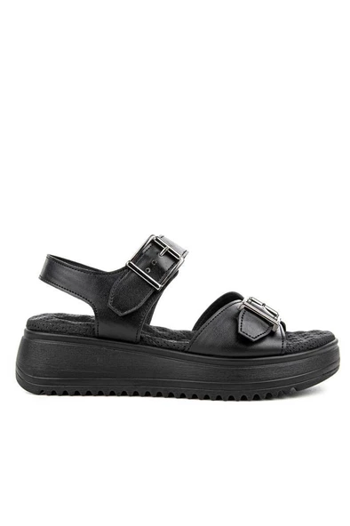 Muya Beebi 34213-001 Anatomik Taban Kadın Sandalet Siyah 36-40