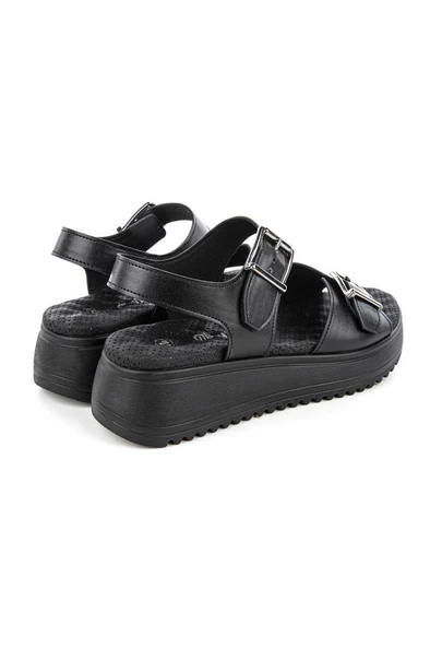 Muya Beebi 34213-001 Anatomik Taban Kadın Sandalet Siyah 36-40 - 4