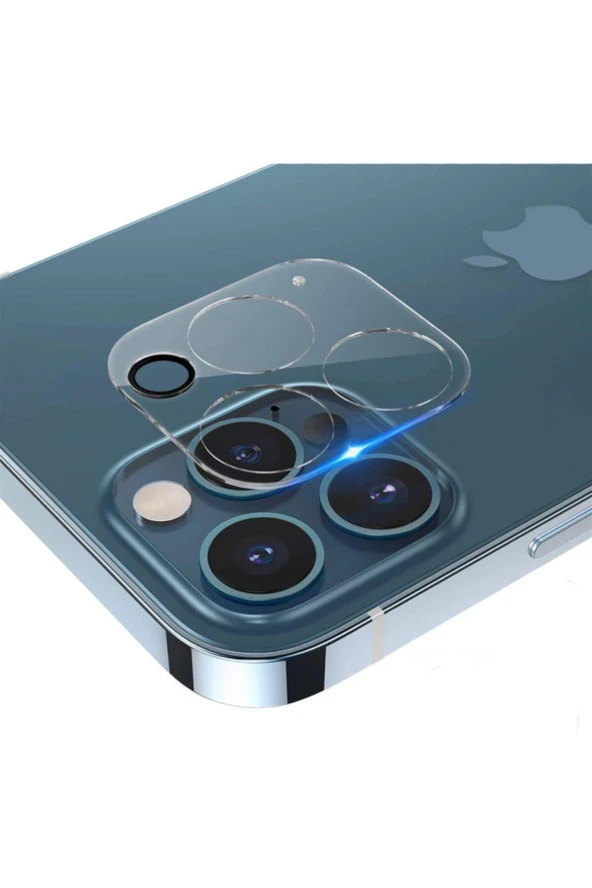 Vendas iPhone 13 Pro Davin Serisi Tam Uyumlu Şeffaf Cam Kamera Lens Koruyucu 2 Adet - 2