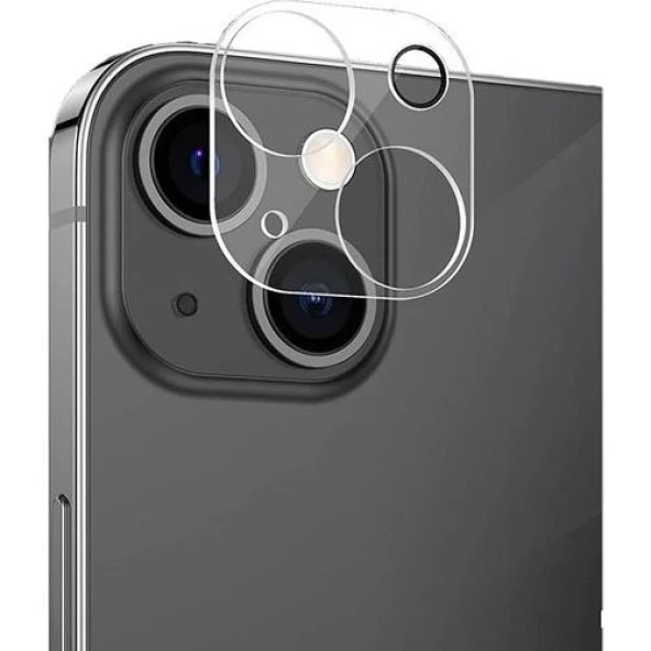 Vendas iPhone 13 Davin Serisi Tam Uyumlu Şeffaf Cam Kamera Lens Koruyucu 2 Adet