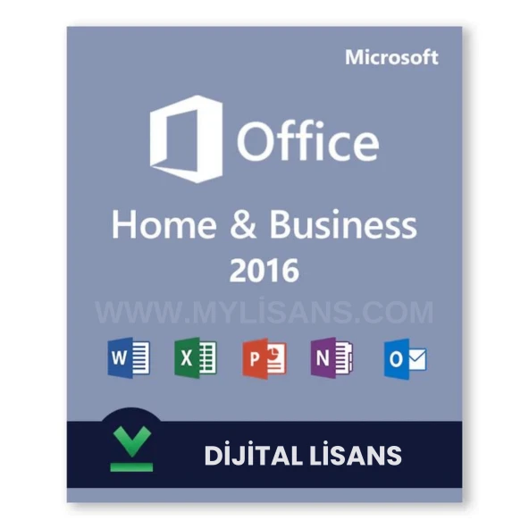 Office 2016 Home and Business Dijital Lisans Anahtarı