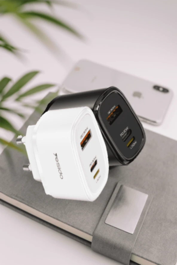 Fuchsia Type-C 20W 20W Usb 1M 27W Type-C Kablolu PD Şarj Cihazı - Resim 6