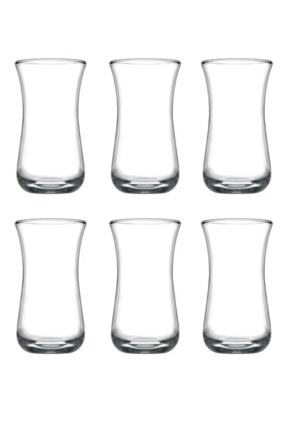 42641 Fit Cam 6lı Çay Rakı Bardağı Takımı Seti 120cc