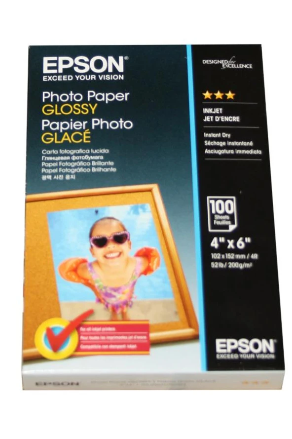 Epson 4X6  100'lü Fotoğraf Kağıdı S042548