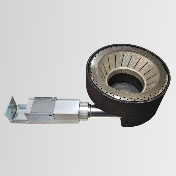 19 cm 16-18 KW Wok Süper Brülör Çift Yanış Nikel Kromlu Tüp-Doğalgaz