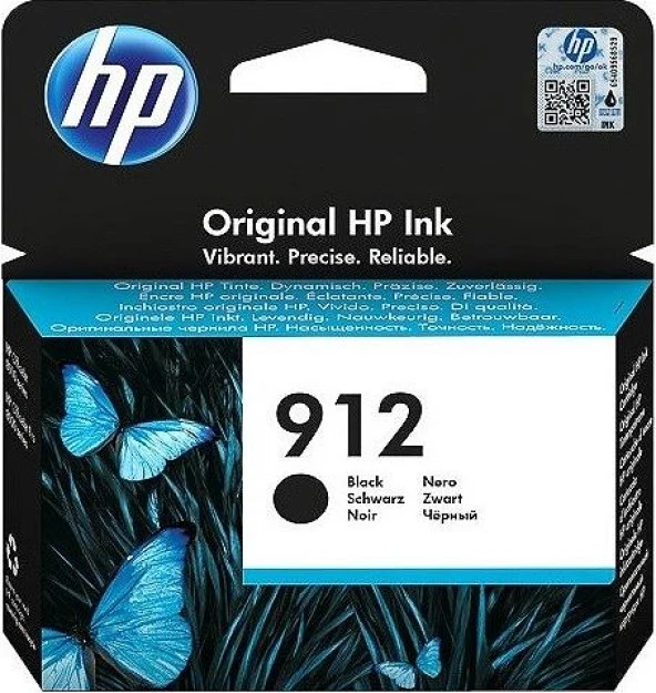 HP 912 Black Siyah Kartuş 3YL80A