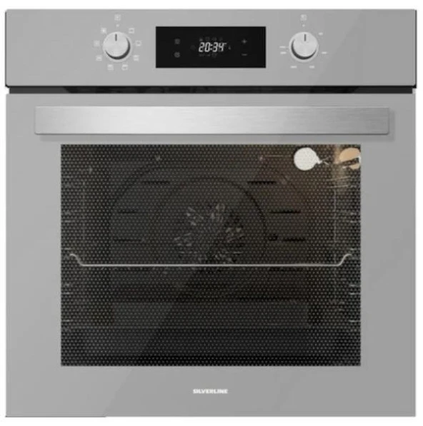 Silverline Bo6502s02 - Cs5335s01 - 3420 Classy 60 Gri Cam Ankastre Set - Resim 3