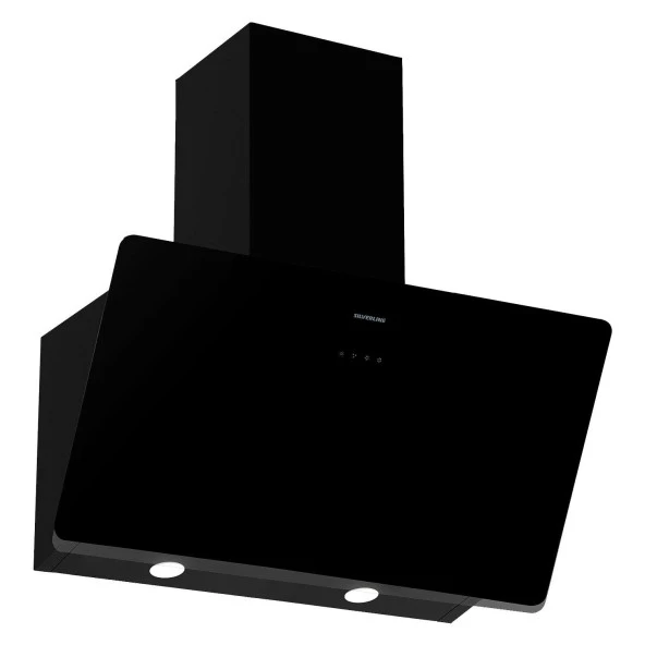 Silverline BO6502B02 - CS5365B01 - 3457 Soho 60 Siyah Cam Ankastre Set - Resim 2