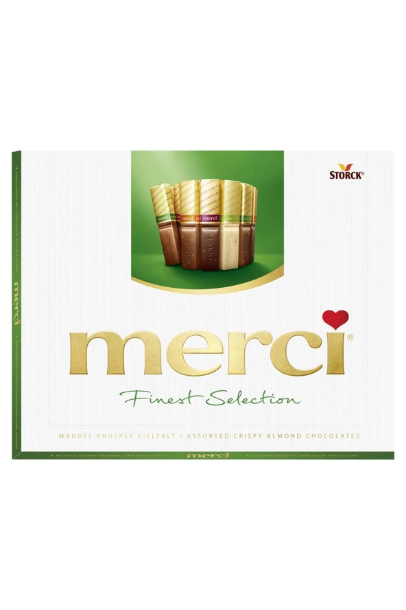 Merci Finest Selection Assorted Crispy Almond Çikolata Paketi 250GR