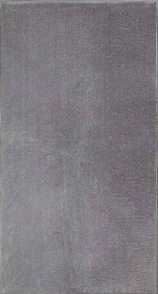 Dekoratif Puffy Peluş Yumuşak Yıkanabilir Kaymaz Taban Kesme Halı Yolluk Gri - 3