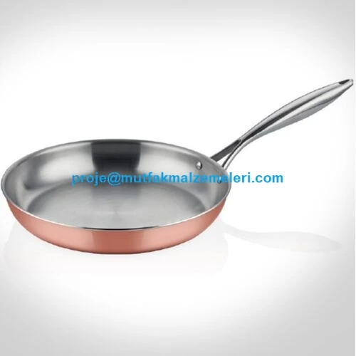 Multi Metal Bakır İndüksiyon Sote Tava