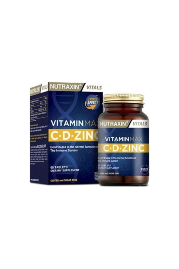 Nutraxin Vitamin Max C-D-Zinc 60 Tablet -
