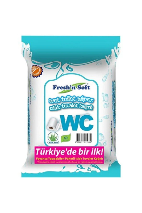 FRESHNSOFT Fresh'n Soft Wc Islak Tuvalet Kağıdı 60'lı