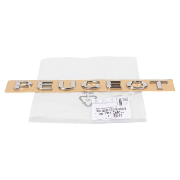 Peugeot Partner Tepee, PEUGEOT Yazı OEM (9678147680)