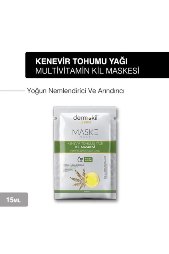 Dermokil 15 ML Kenevir Tohumlu Maske - 2