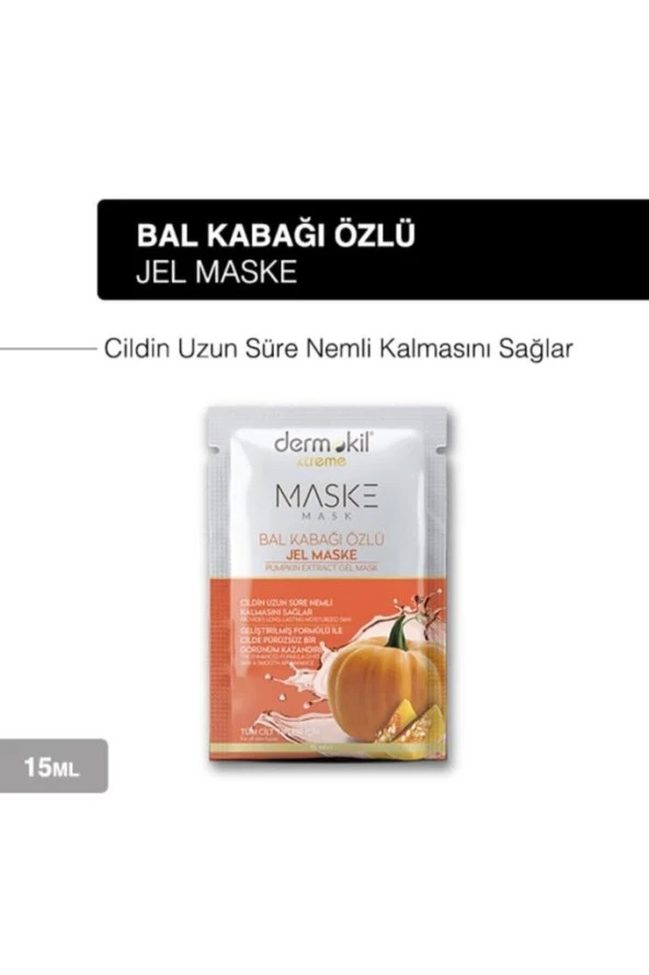 Dermokil Bal Kabağı Özlü Jel Maske 15 ml